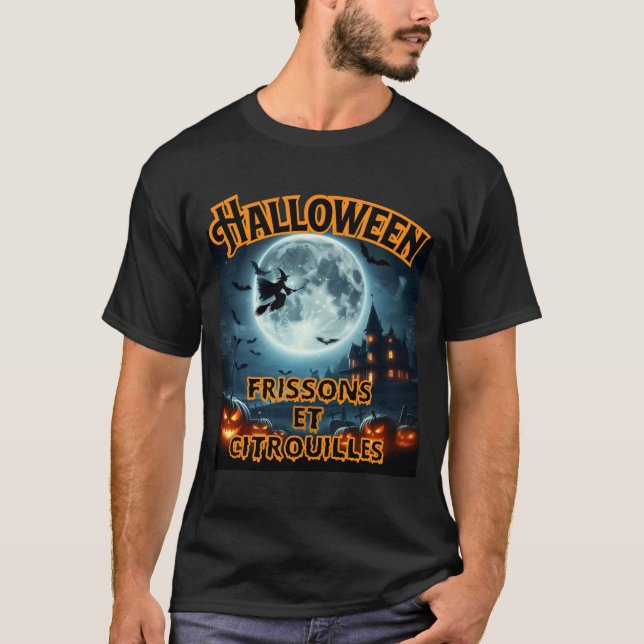 Camiseta Halloween Francês (Frente)