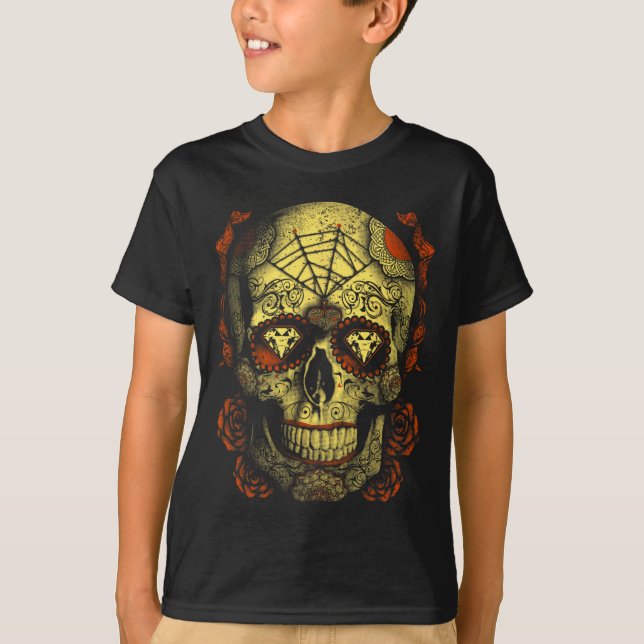 Camiseta Halloween Full Moon Mojo Sugar Skype (Frente)