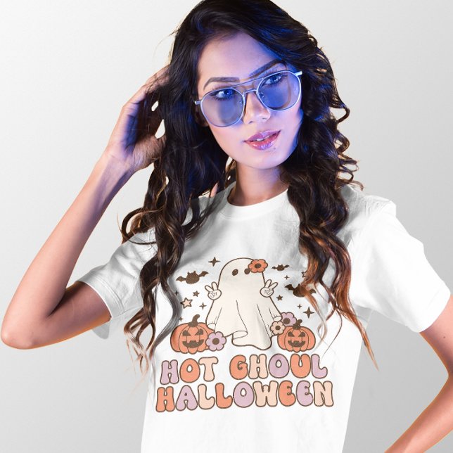 CAMISETA HALLOWEEN FUNNY HOT GHOUL HALLOWEEN (Criador carregado)