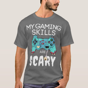 Camiseta Halloween Gamer Skeleton Zombie Ghost Controller B