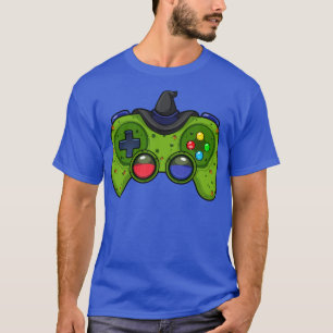 Camiseta Halloween Gamer Witch Controller Video Gamer Kids