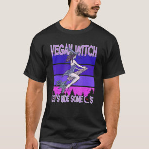 Camiseta Halloween Garotas Bruxas Veganas Vida Vegana