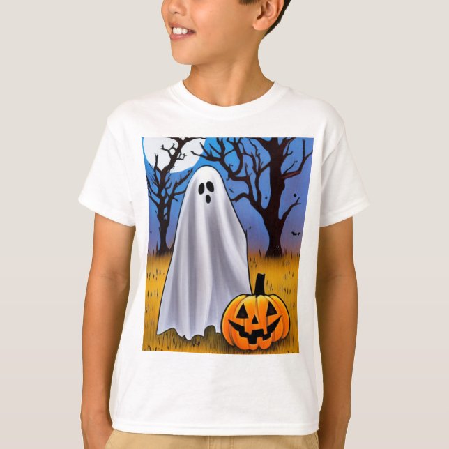 Camiseta Halloween Ghost (Frente)