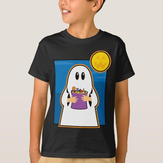 Camiseta Halloween Ghost (Frente)