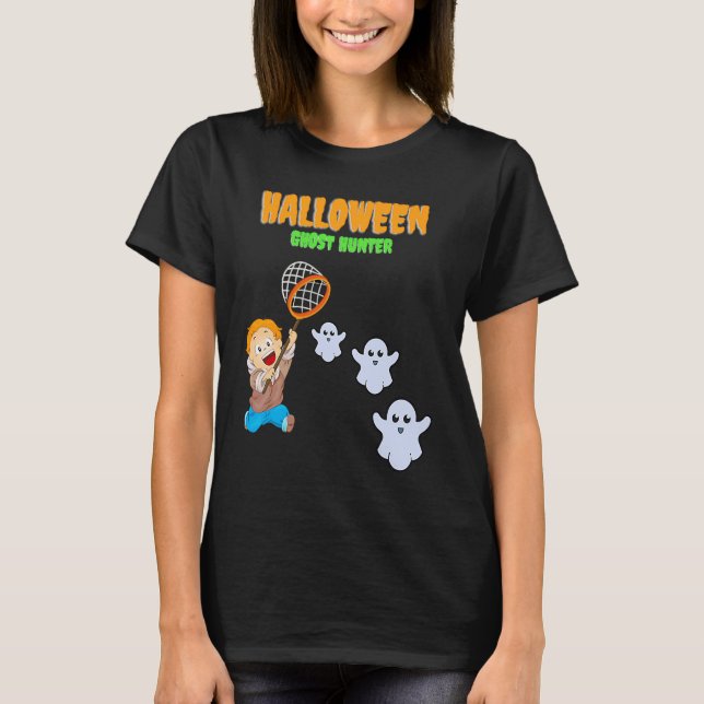 Camiseta Halloween Ghost Hunter (Frente)