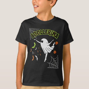 Camiseta Halloween Ghost Llerinas Llet Dance Cute Costume G