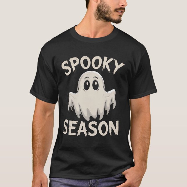 Camiseta Halloween Ghost Spooky Season (Frente)