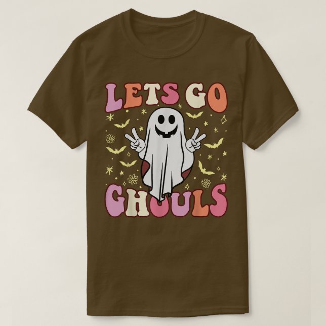 Camiseta Halloween Ghost Spooky Vamos Ghouls Season 2022 (Frente do Design)