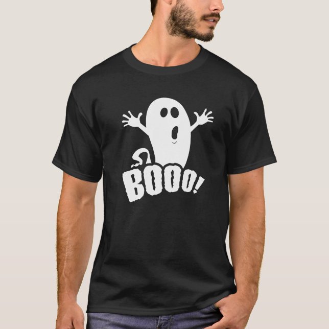 Camiseta Halloween Ghost T-Shirt (Frente)