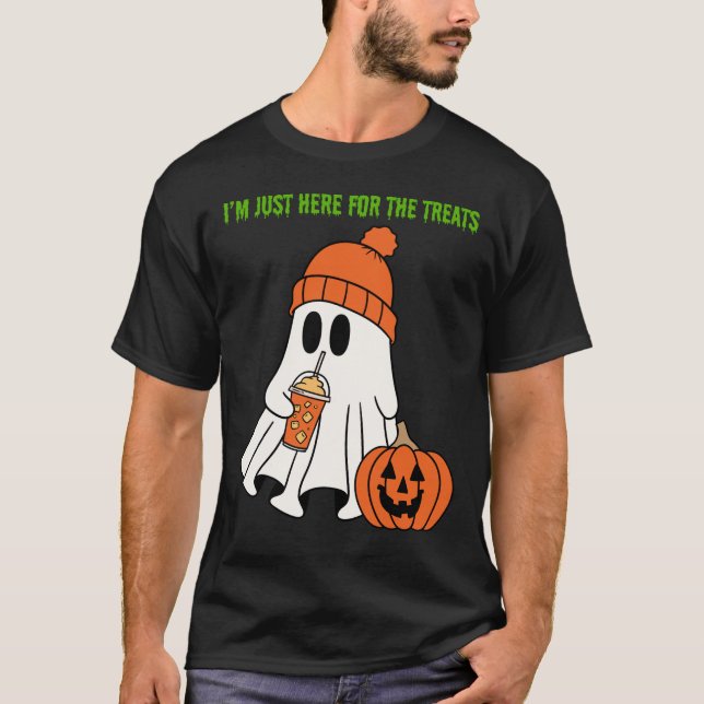 Camiseta Halloween Ghost T-Shirt (Frente)