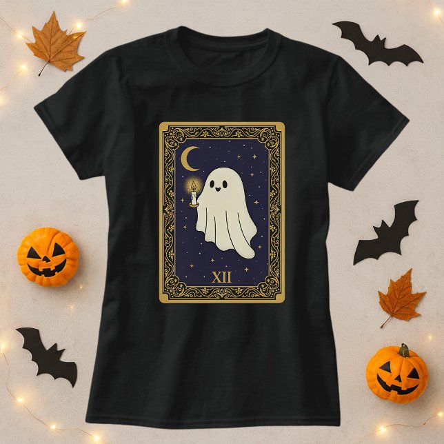Camiseta Halloween Ghost Tarot (Criador carregado)