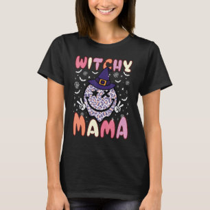 Camiseta Halloween Ghost Witchy Mama Spooky Vibes Segunda E