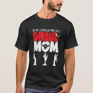 Camiseta Halloween Ghoul Não sou mãe comum