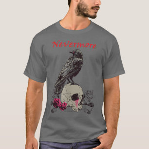Camiseta Halloween Gift Edgar Allan Poe Nevermore 3603