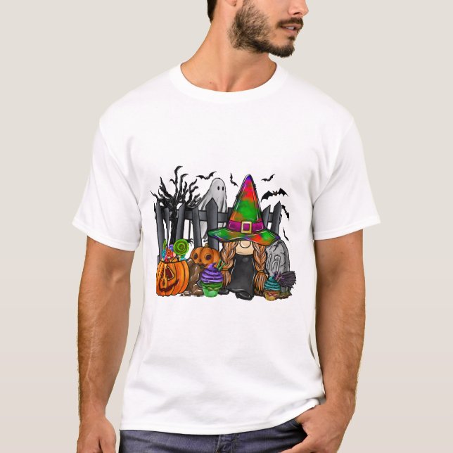 Camiseta Halloween Gnome (Frente)