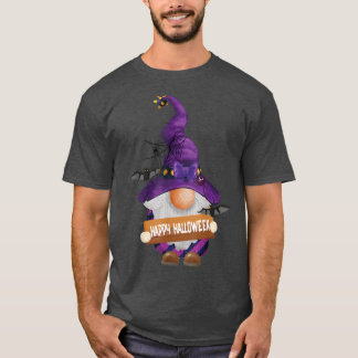 Camiseta Halloween Gnomo bonitinho Gnomo Halloween Costume 