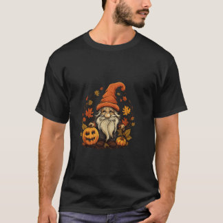 Camiseta Halloween Gnomo Fofo Outono