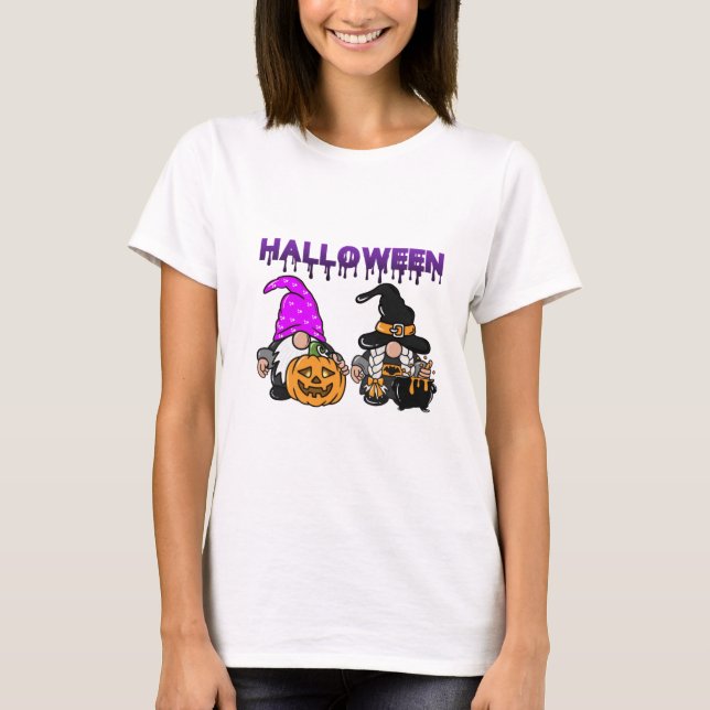 Camiseta Halloween Gnomos (Frente)