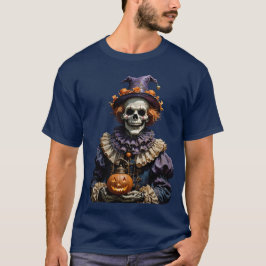 Camiseta Halloween Gothic Skeleton Cloween Com Jack-O