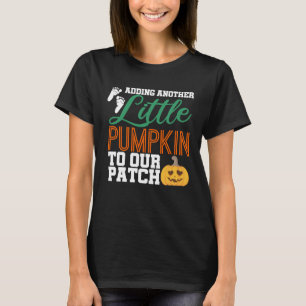 Camiseta Halloween Gravidez Anúncio Queda Pequena Bomba