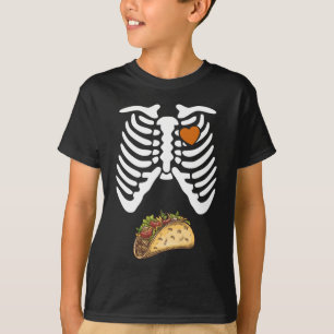 Camiseta Halloween Gravidez esqueleta Engravidação engra