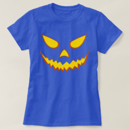 Camiseta Halloween Grinning Face Jack o Lanterna Pumpkin