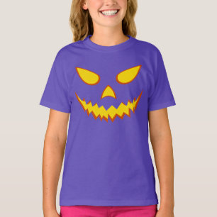 Camiseta Halloween Grinning Face Jack o Lanterna Pumpkin