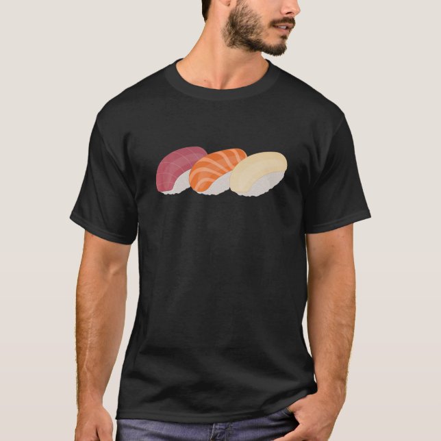 Camiseta Halloween Group Costume Sushi Nigiri Men Women (Frente)