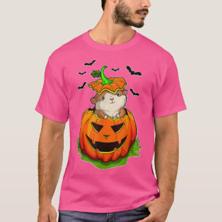 Camiseta Halloween Guiné Pig Amante Grunge Pumpkin Boys Gi