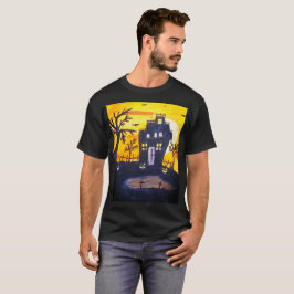 Camiseta Halloween Halloween Aquarela Assustadora