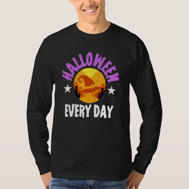 Camiseta Halloween Halloween Dia a Dia Trick Treat Assombra (Frente)