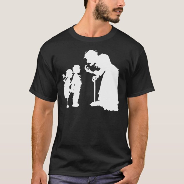 Camiseta Halloween - Hansel, Gretel E Bruxa Relaxaram O Aju (Frente)