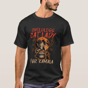 Camiseta Halloween Harris 2024 Mulher Gato Sem Fios Para Ka
