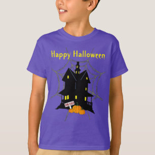 Camiseta Halloween Haunted House Para Venda De T-Shirt De C