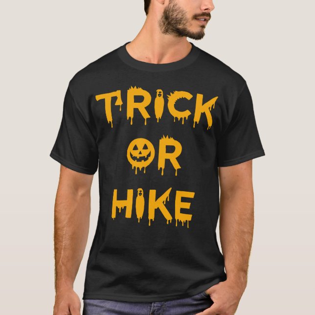 Camiseta Halloween Hiker Hiking (Frente)