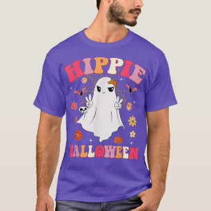 Camiseta Halloween Hippie Fofinho Fantasma Abóbora Assustad
