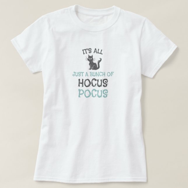 Camiseta Halloween Hocus Pocus (Frente do Design)