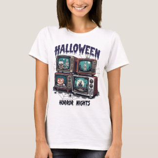 Camiseta Halloween Horror Nights Vintage TV