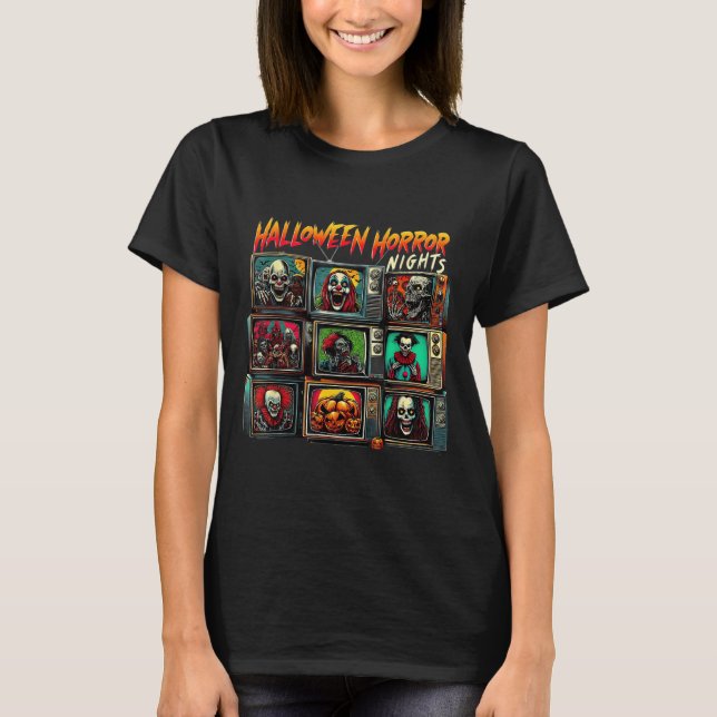 Camiseta Halloween Horror Nights Y Movie  (Frente)