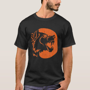Camiseta Halloween Howling Werewolf Presas Pumpkin Jack-O-L