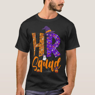 Camiseta Halloween Hr Squad Costume Engraçado Recurso Human