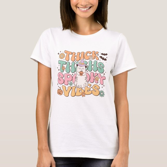 Camiseta Halloween Humor Spooky (Frente)