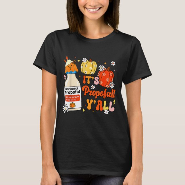 Camiseta Halloween Icu Nurse Its Profall Y'all Crna Icu Fal (Frente)
