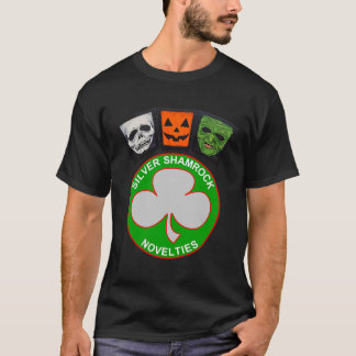 Camiseta Halloween III Silver Shamrock and Mask