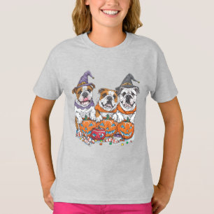 Camiseta Halloween Inglês Bulls Pumpkin