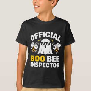 Camiseta Halloween inspetor abelha boo fantasia engraçada h