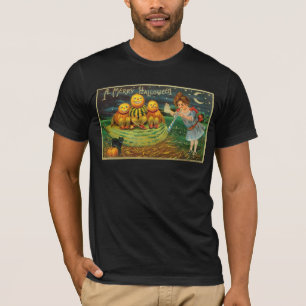 Camiseta Halloween Jack-o-Lantern Harvest Night por Criança