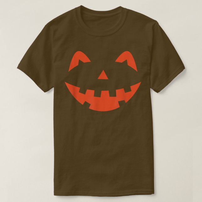 Camiseta Halloween Jack O Lantern Jackolantern Cute Happy C (Frente do Design)