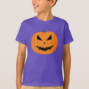 Camiseta Halloween Jack O'Lanterna mau de abóbora