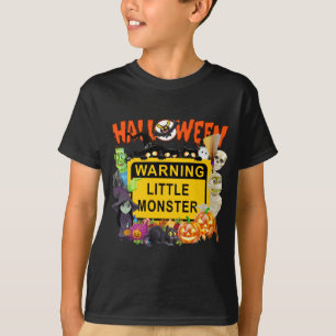 Camiseta Halloween Kids Little Monster